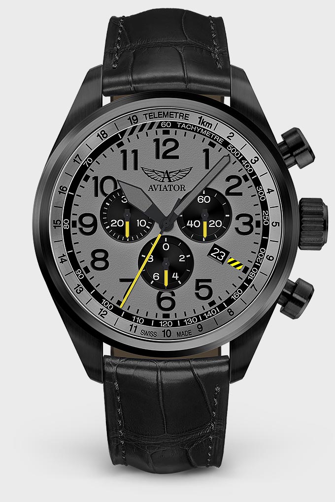 Airacobra P45 Chrono V.2.25.5.174.4Pilot`s Watch by AVIATOR Watch Brand