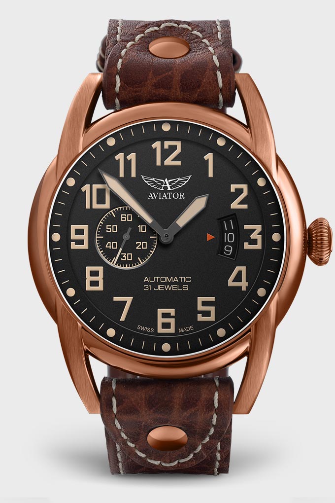 Bristol Scout V.3.18.8.162.4 Pilot`s Watch by AVIATOR Watch Brand